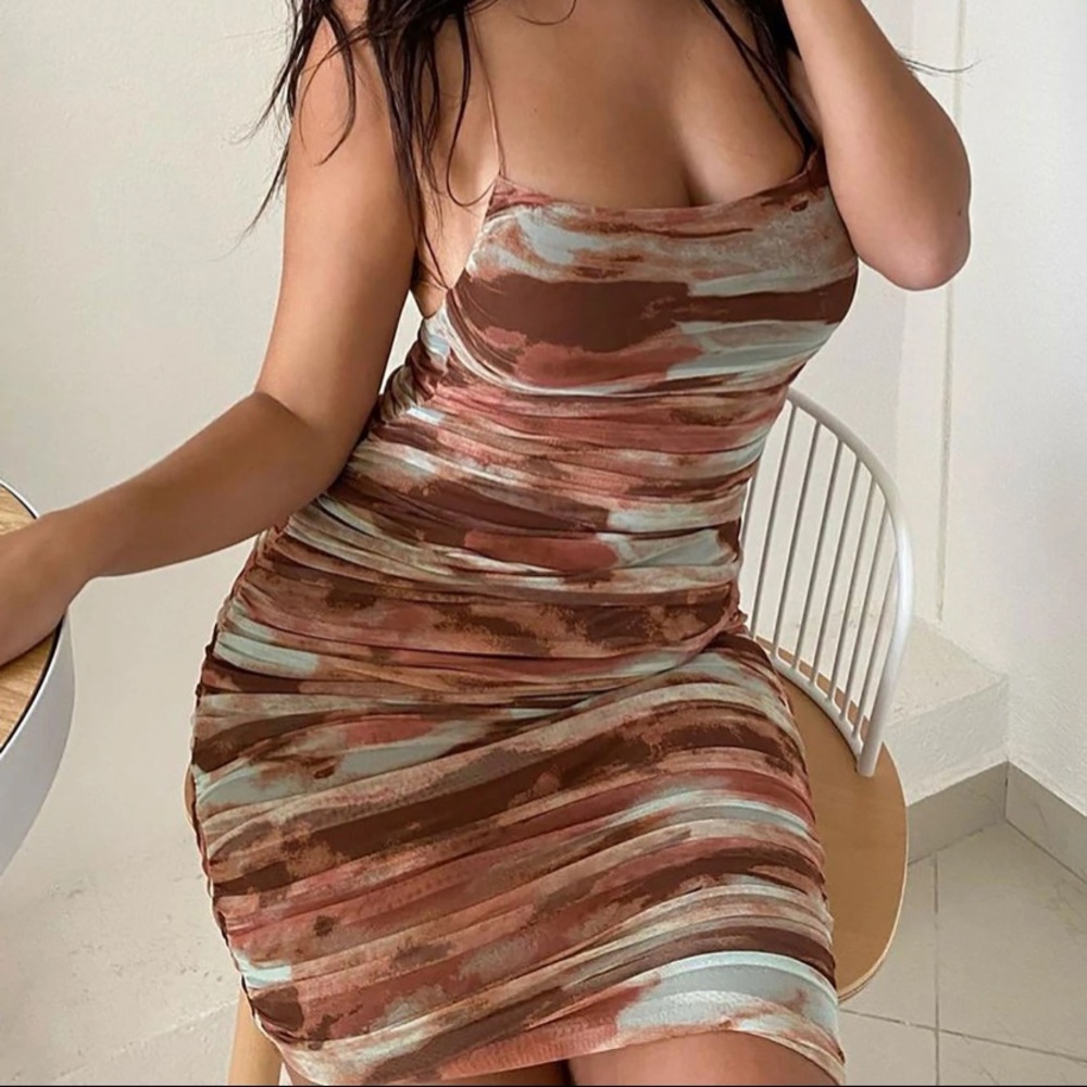 Fashion Nova Mesh Mini Dress
